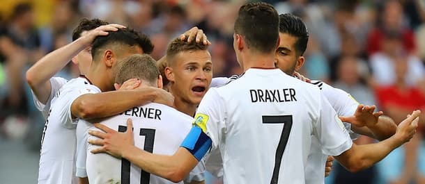 Germany face Mexico in the Confederations Cup semi final.