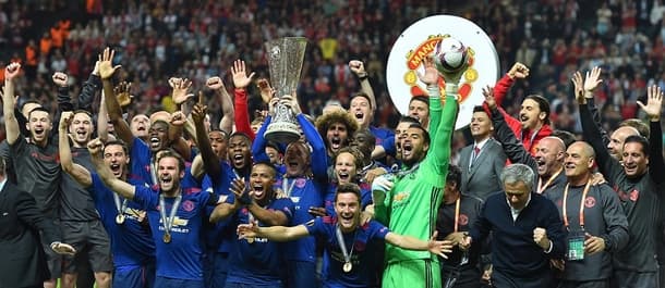 Manchester United bagged two trophies in Mourinho's first season.