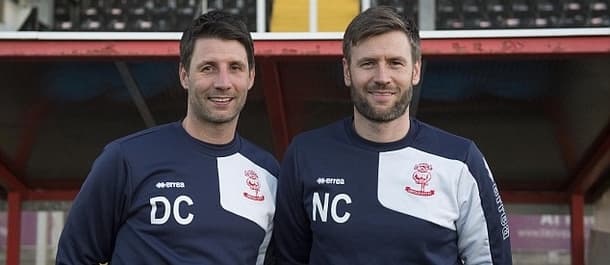 Danny and Nicky Cowley make up the managerial team at Lincoln.