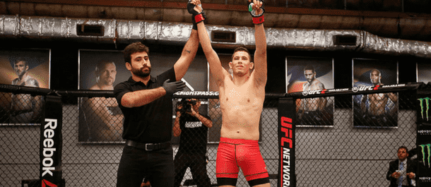 Martin Bravo celebrates TUF victory