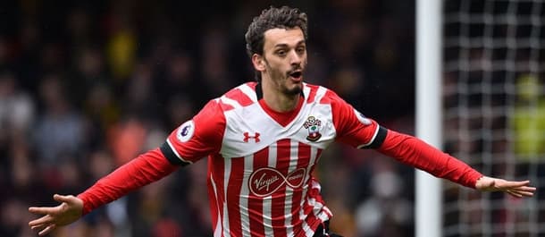 Manolo Gabbiadini scored four in eleven for Southampton last season.