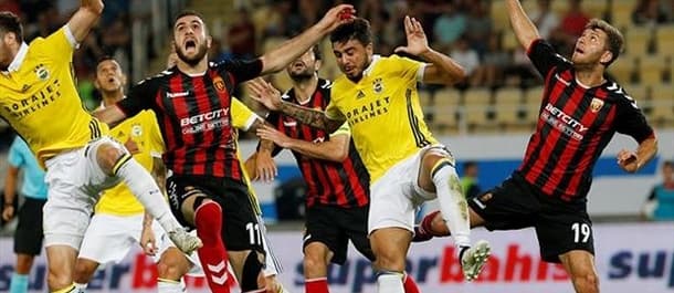 Fenerbache are 2-0 down after their Europa League first leg against Vardar.