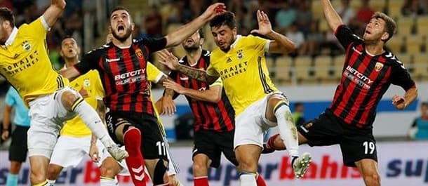 Fenerbache are 2-0 down after their Europa League first leg against Vardar.