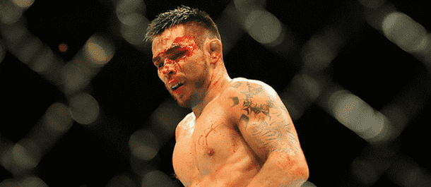 Ray Borg bloodied