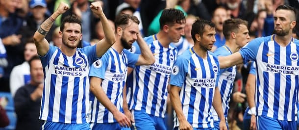 Brighton beat West Brom 3-1 for their first win of the season.