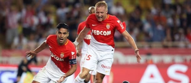 Falcao scored twice as Monaco beat Marseille 6-1.