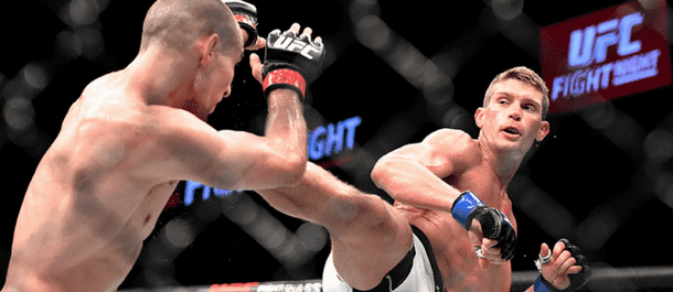 Stephen Thompson shows his karate in the UFC