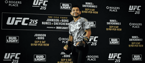 Ray Borg training for UFC 215