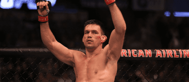 Demian Maia raises his hands - UFC