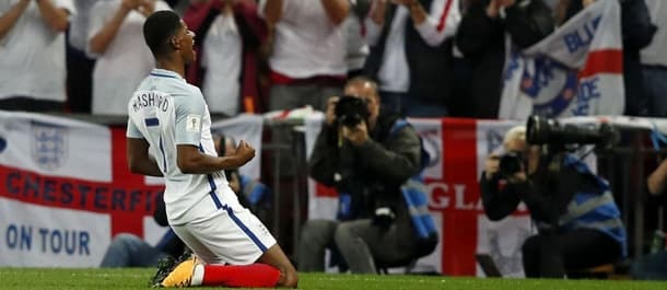 Marcus Rashford scored the winner as England beat Slovakia 2-1.