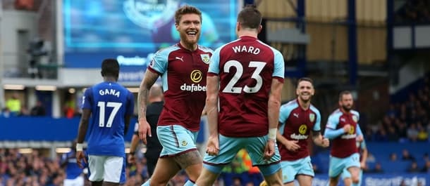 Burnley won 1-0 at Everton in their last Premier League match. 