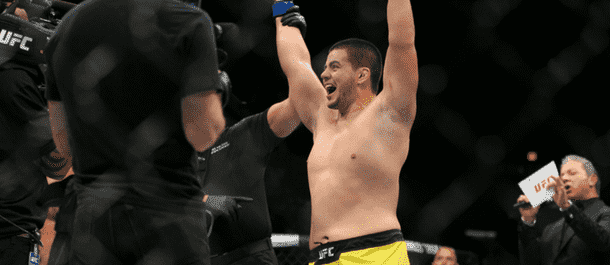 Junior Albini wins his UFC debut