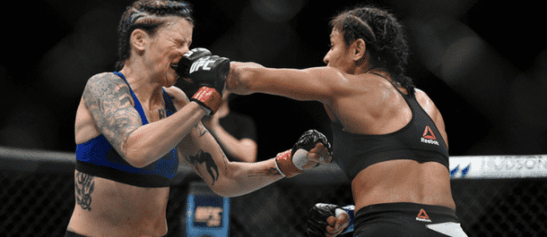 Cynthia Calvillo drills Joanne Calderwood