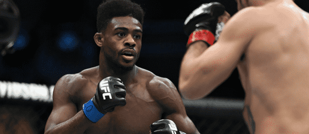 Aljamain Sterling inside the UFC cage