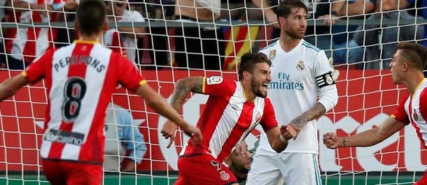 Girona claimed a famous win over Real Madrid in October.