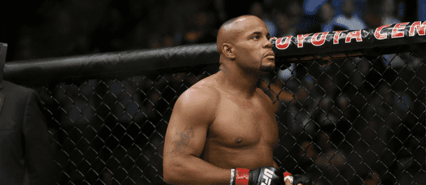 Daniel Cormier prepares before a UFC bout