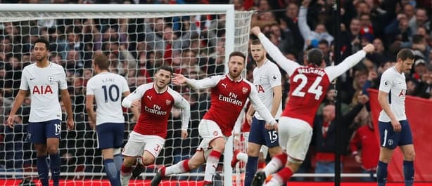 Arsenal beat Spurs 2-0 in the Premier League earlier this season.