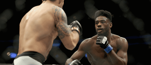 Aljamain Sterling inside the UFC's Octagon