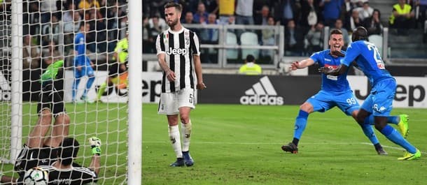 Napoli registered an amazing last-gasp win over Juventus.