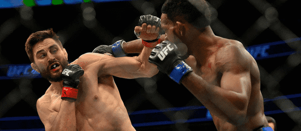 Neil Magny strikes Carlos Condit