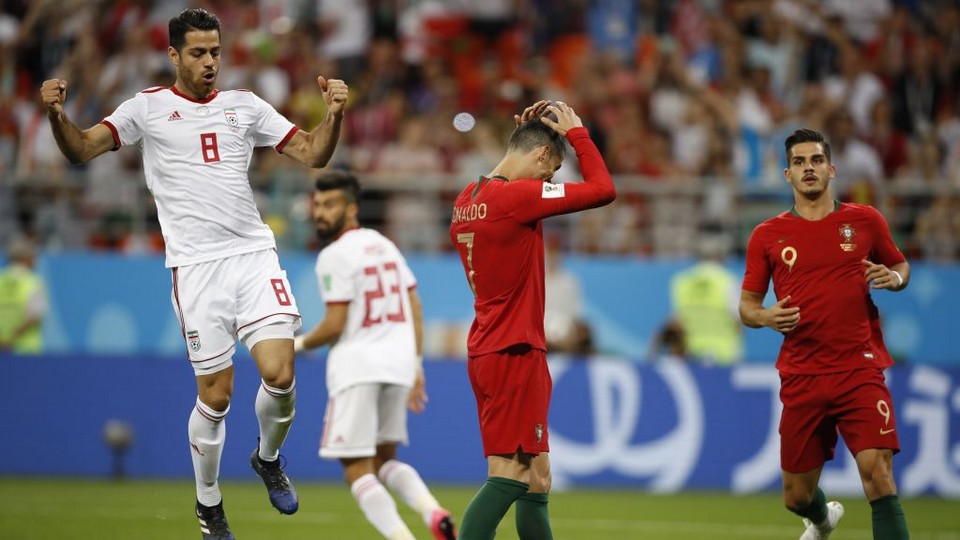 Iran equalise for shock 1-1 draw with Portugal