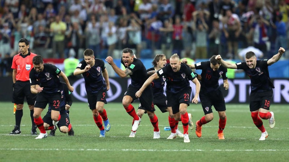 Croatia held their nerve from 12 yards to earn a place in the quarter-finals