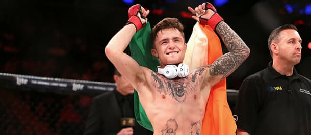 James Gallagher celebrates another incredible victory in Bellator