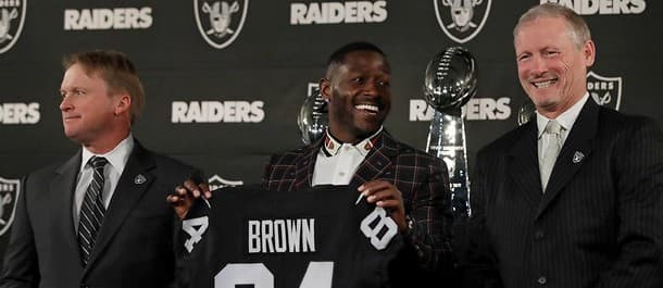 Antonio Brown drafted by the Raiders.