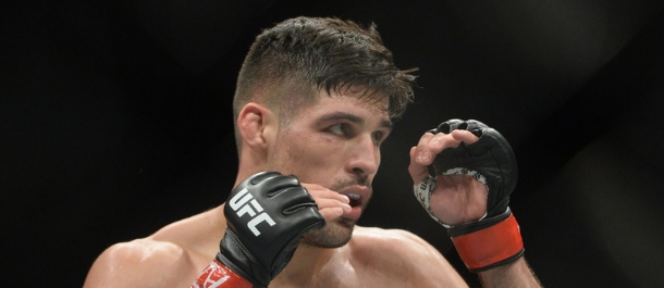 Vicente Luque shapes up in the UFC octagon