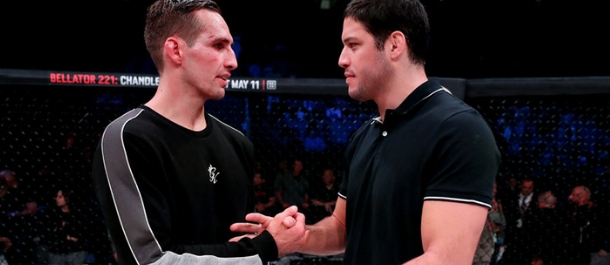 Rory MacDonald and Neiman Gracie meet inside the Bellator cage
