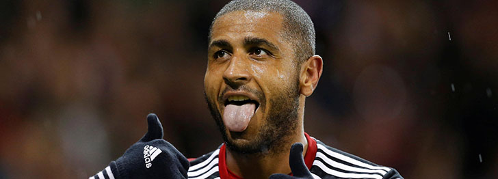 Leon Clarke celebrating