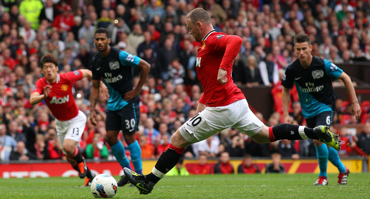 Wayne Rooney of Manchester United