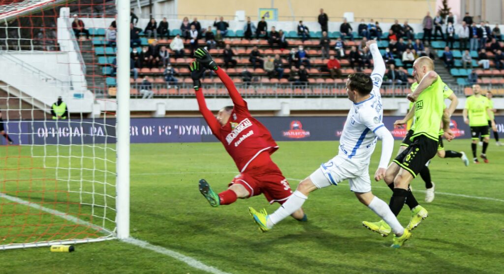 Belarus national football team during match