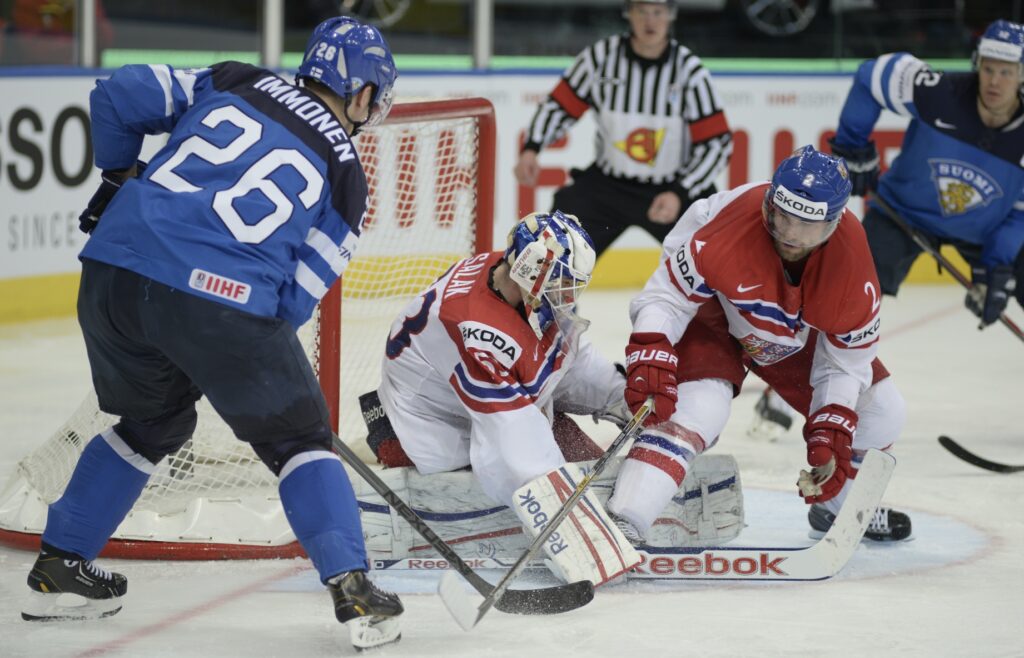 Czech Republic ice hockey team in action