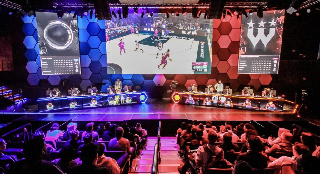 NBA 2K esports event stage