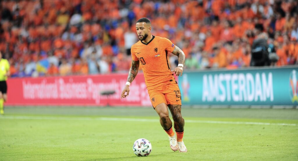 Dutch footballer Memphis Depay