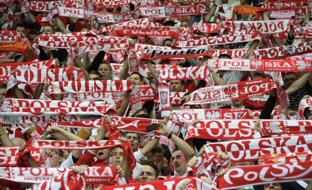 Poland fans in stadium