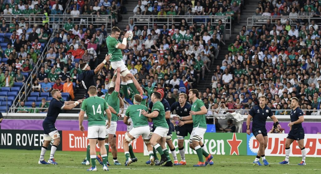 Ireland vs Scotland rugby match