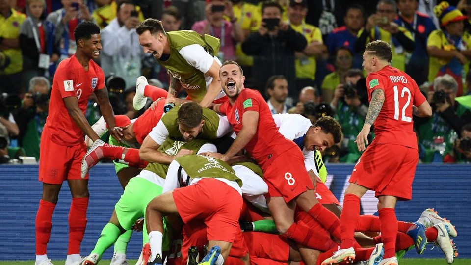 England beat Colombia 4-3 on penalties to earn a place in the quarter finals