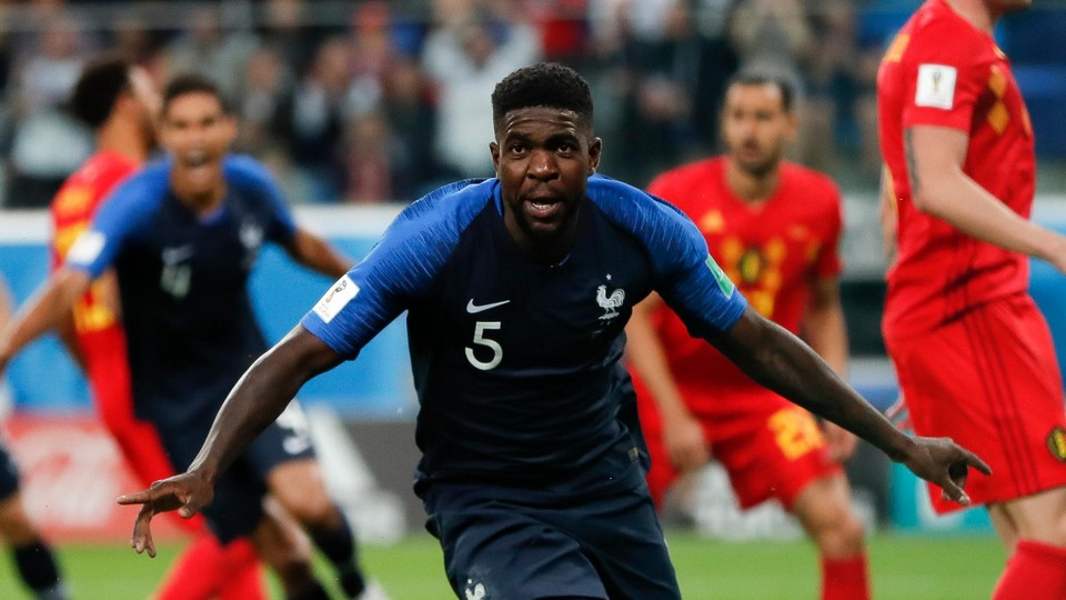 Samuel Umtiti scored the only goal as France beat Belgium