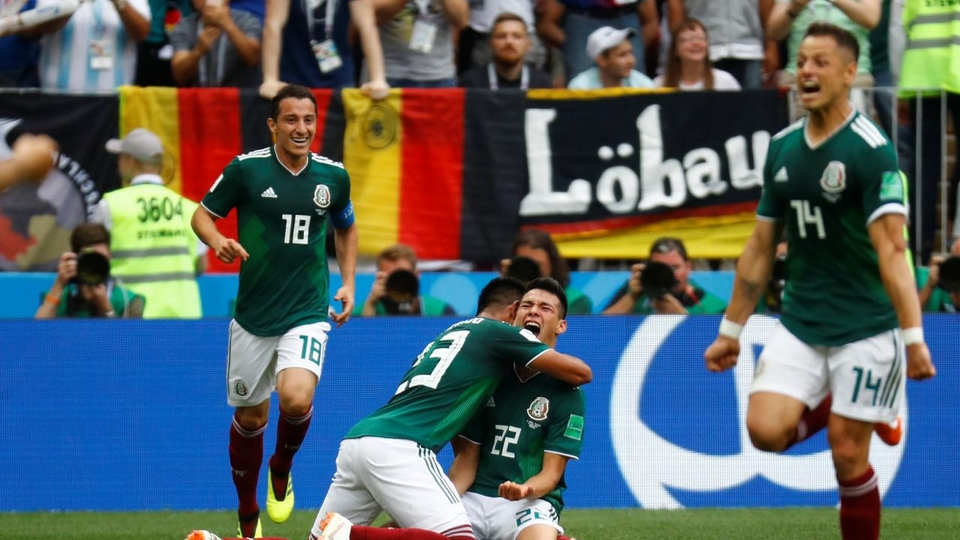 Mexico stunned Germany with a 1-0 win