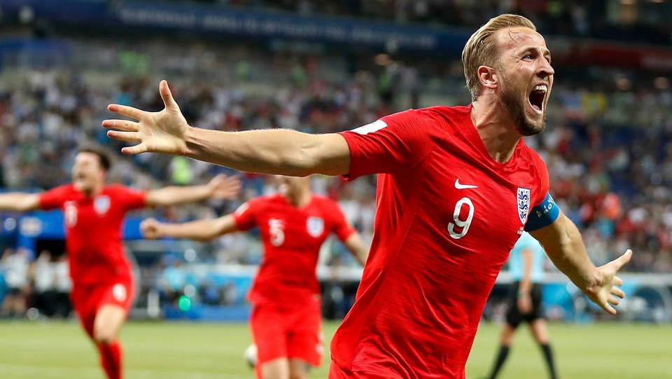 Harrty Kane helped himself to two goals against Tunisia
