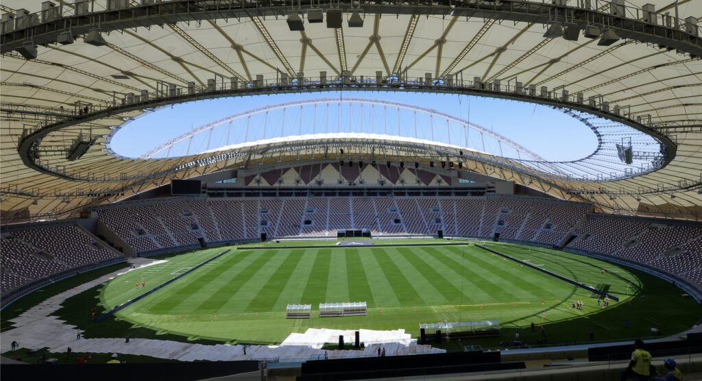 View from inside Lusail Stadium