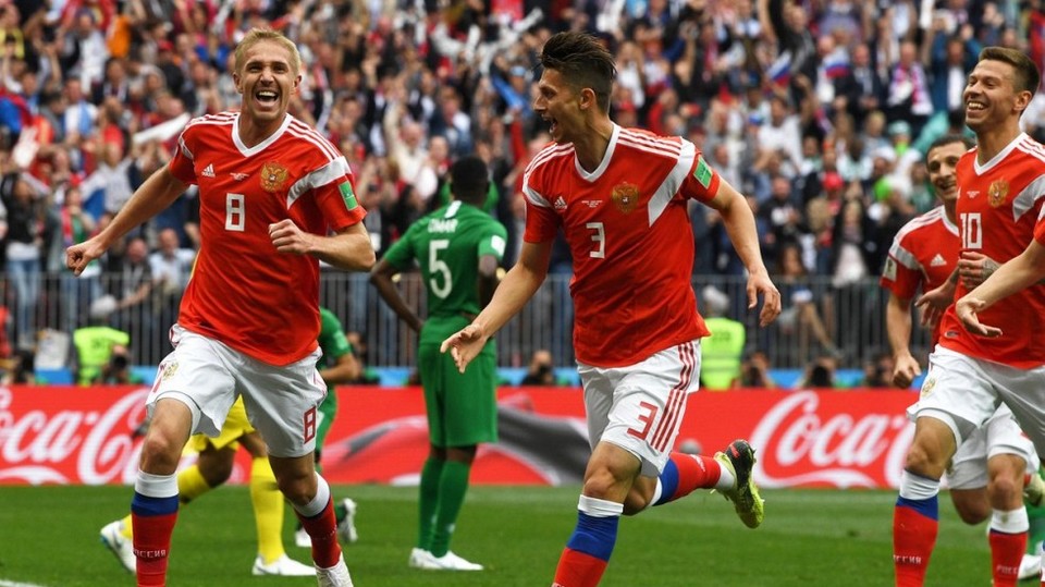 Russia got off to the perfect start in the opening match of the World Cup