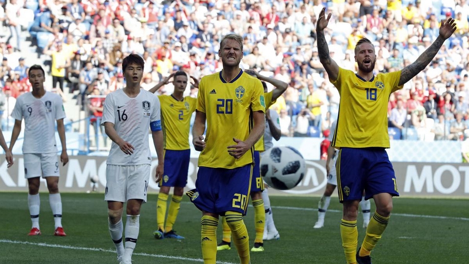 Sweden gained a narrow win over South Korea