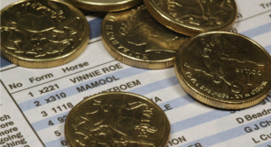 Cash on a bet slip