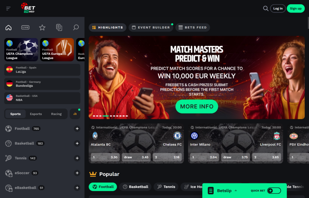 BetonRed Sports Screenshot