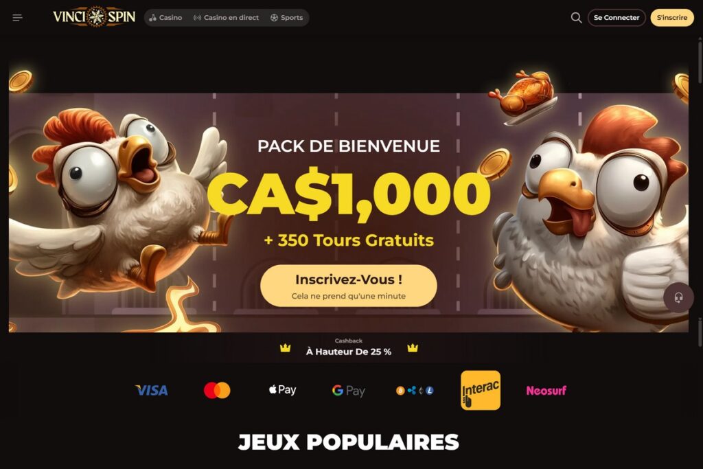 Vincispin Sports Screenshot