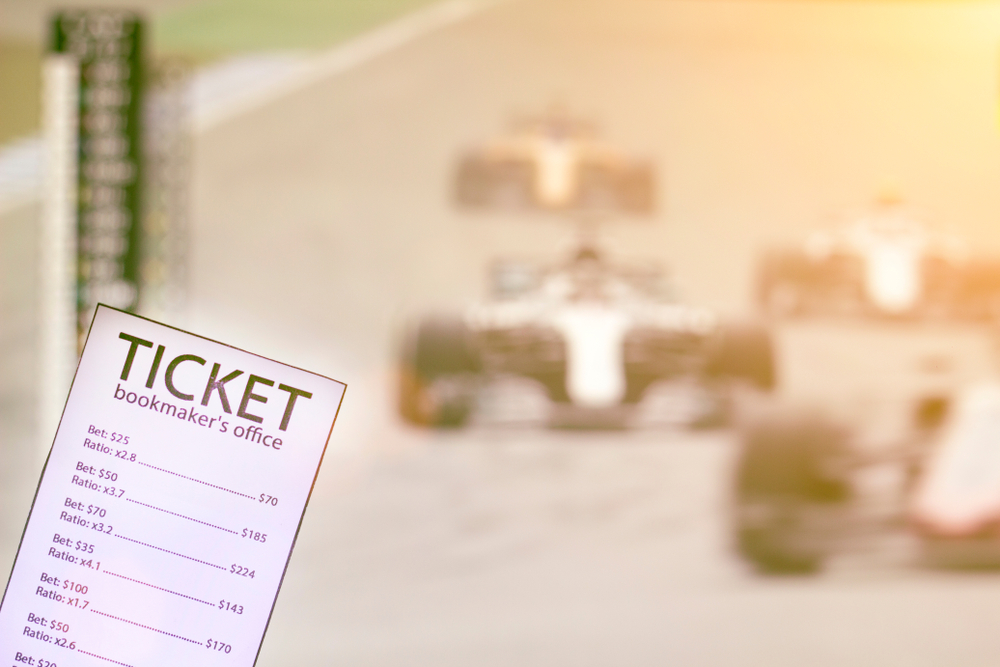 Motorsport betting slip