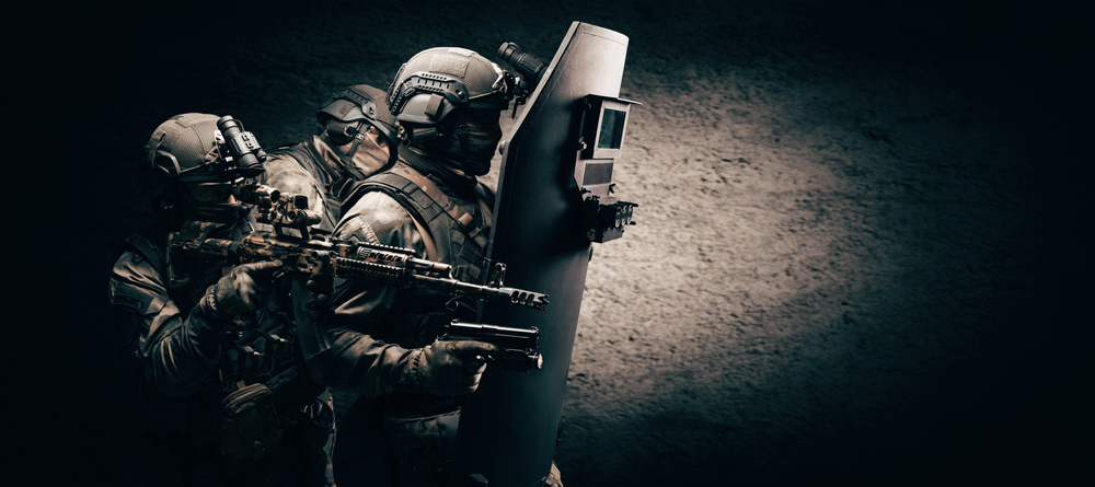 Image,Of,Three,Soldiers,In,A,Shooting,Computer,Game.,Esports